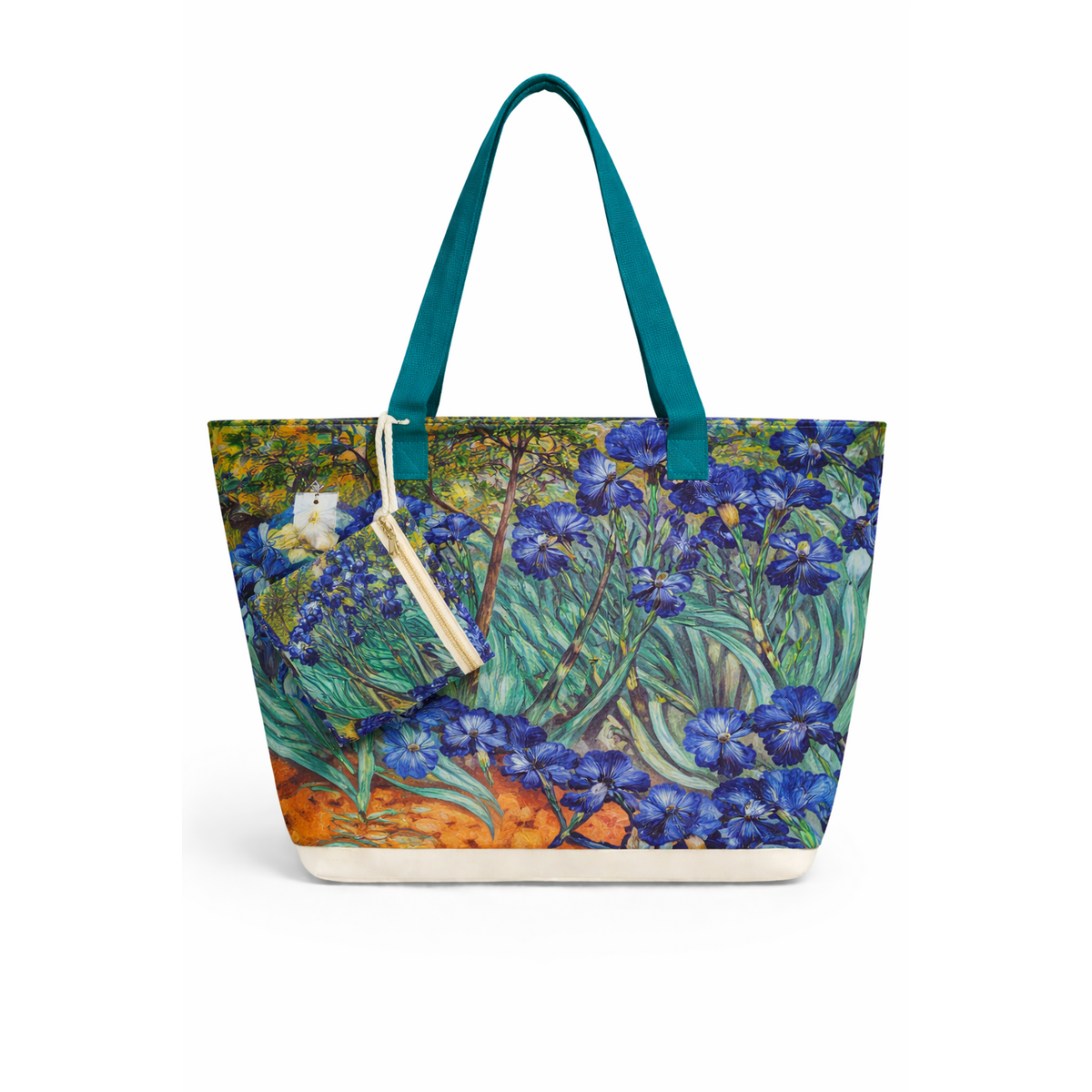 HS Tas - In 5+ varianten - Schilderij Design incl. mini-tas - Irises