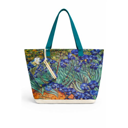 HS Tas - In 5+ varianten - Schilderij Design incl. mini-tas - Irises
