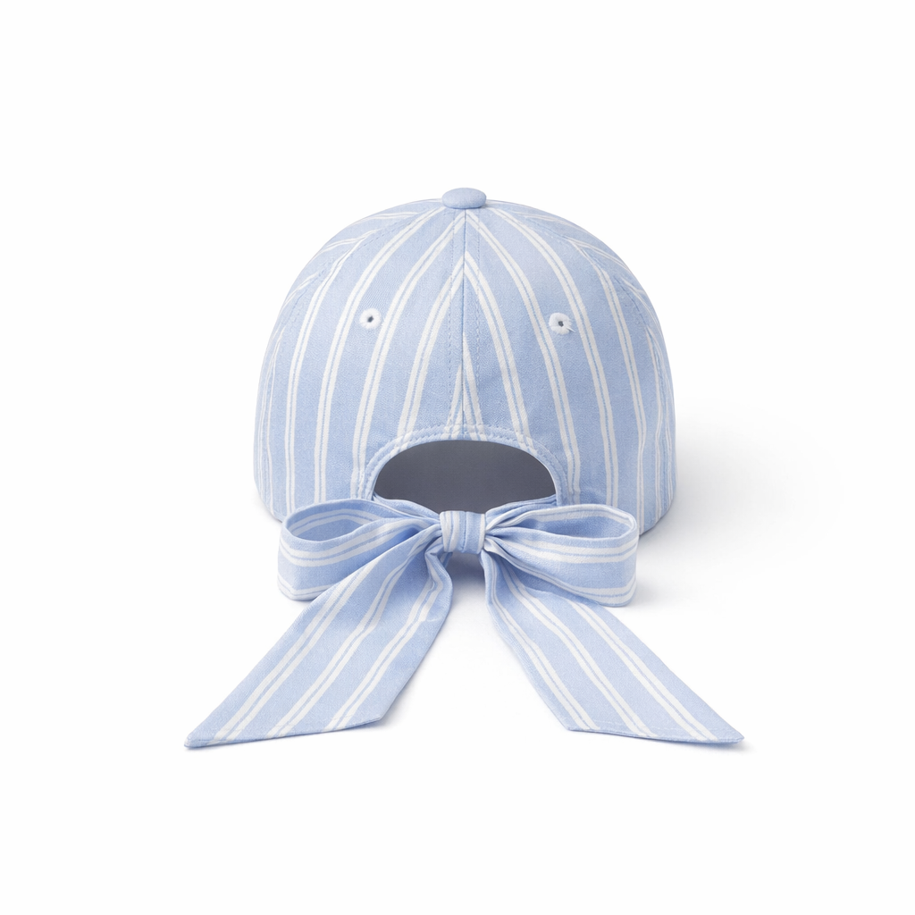 HS Petje - Met lint - zomerse accessoire - 4 kleuren - BACK
