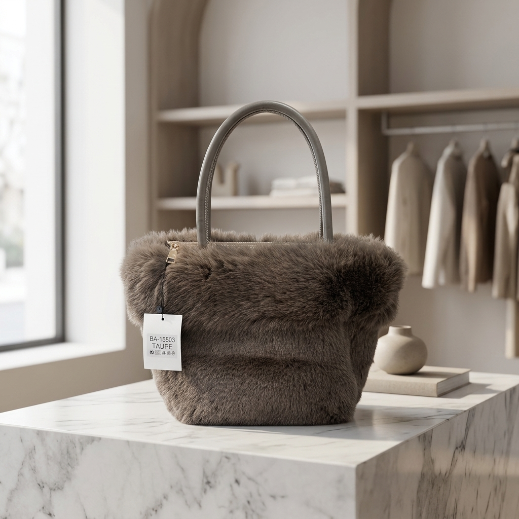 Faux Fur Shopper – Model 15503