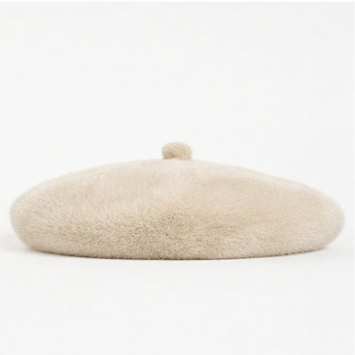 Faux Fur Baret - One Size