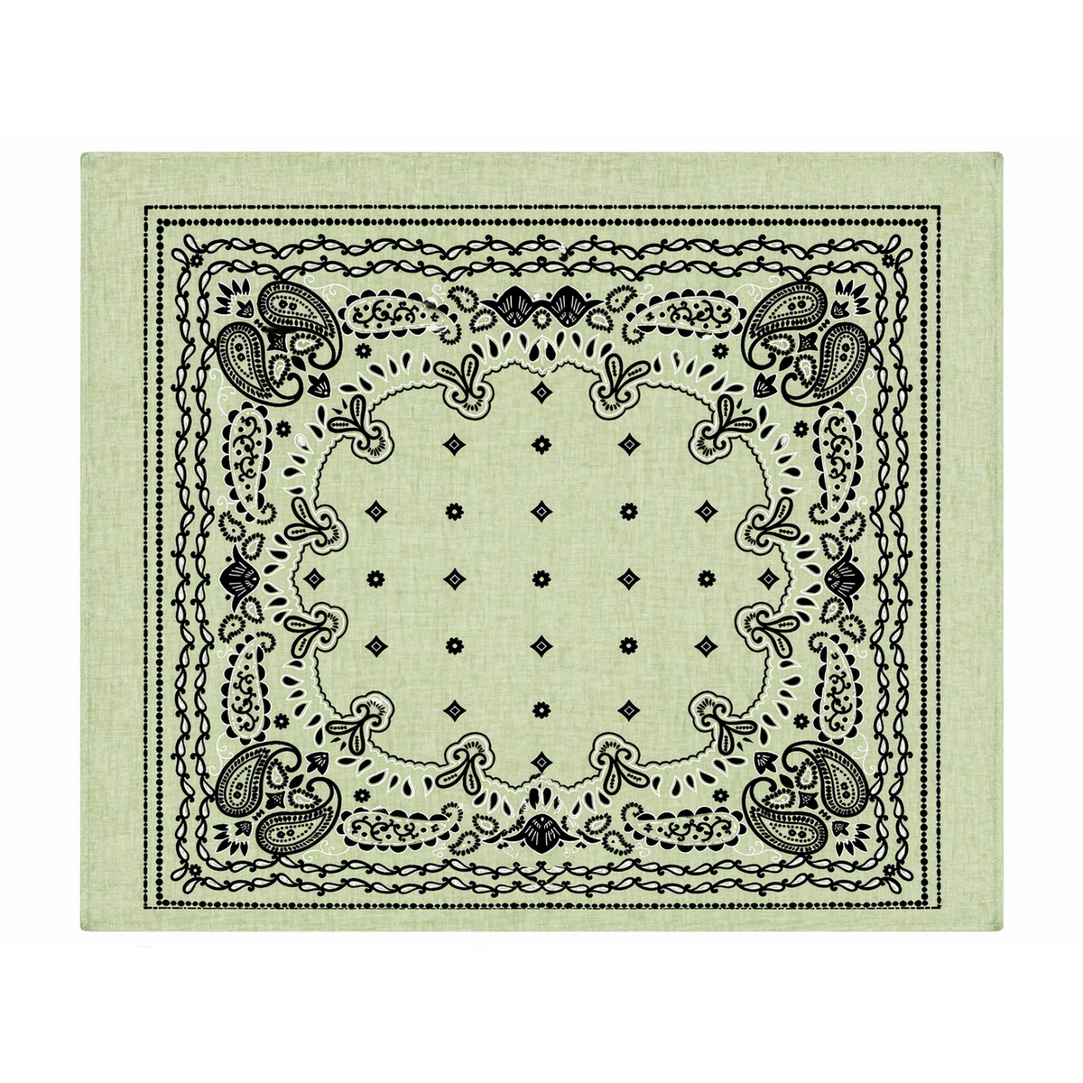 HS Sjaal - 70x70 NIEUW - In 8+ Kleuren - Cotton Look - Groen