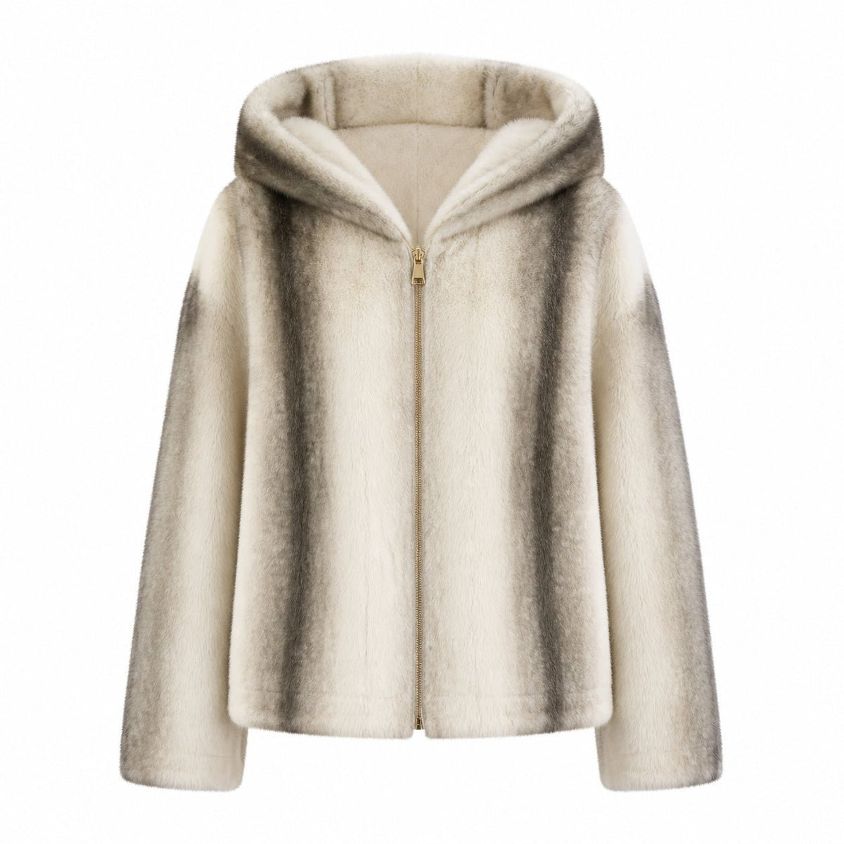 Reversible Jas - Crème - Faux Fur & Suèdelook - One Size