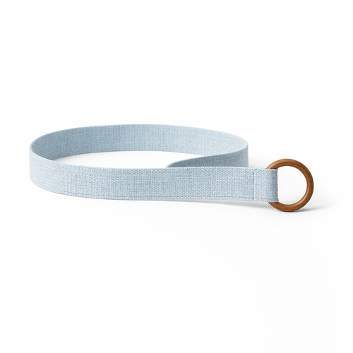 HS Riem - Effen met Houten Gesp - verstelbare pasvorm - 11 kleuren - SIDE