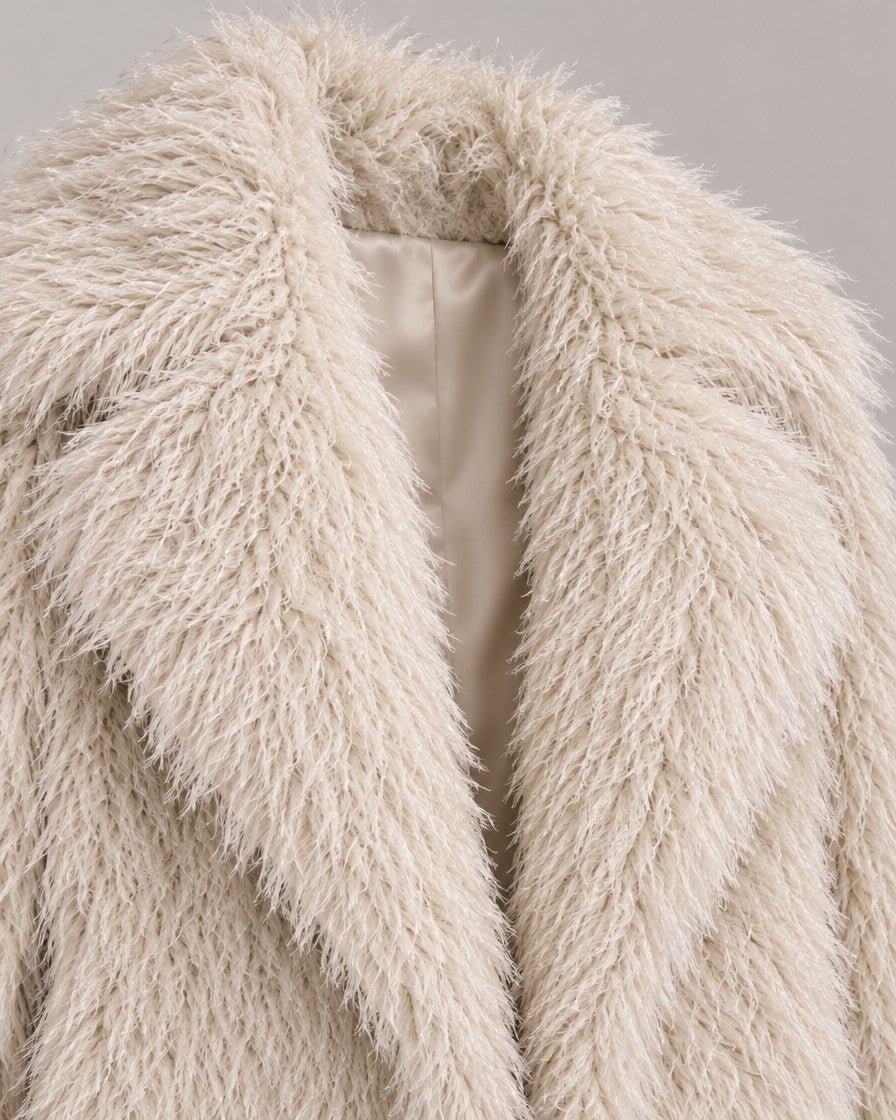 Faux Fur Shaggy Jas