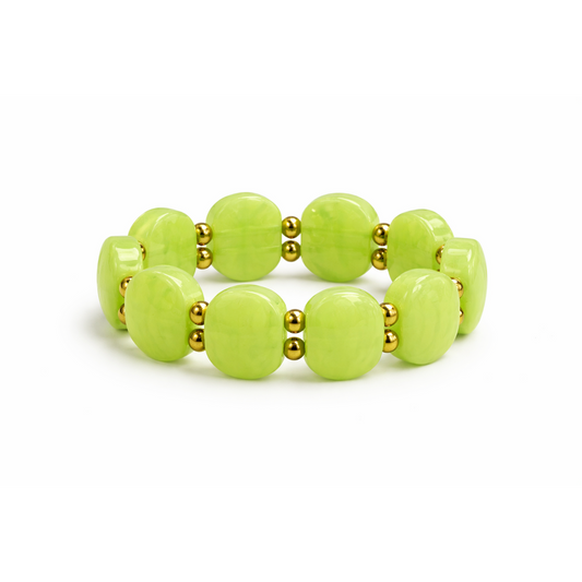 HS Armband - In 5 kleuren - Steentjes - Groen