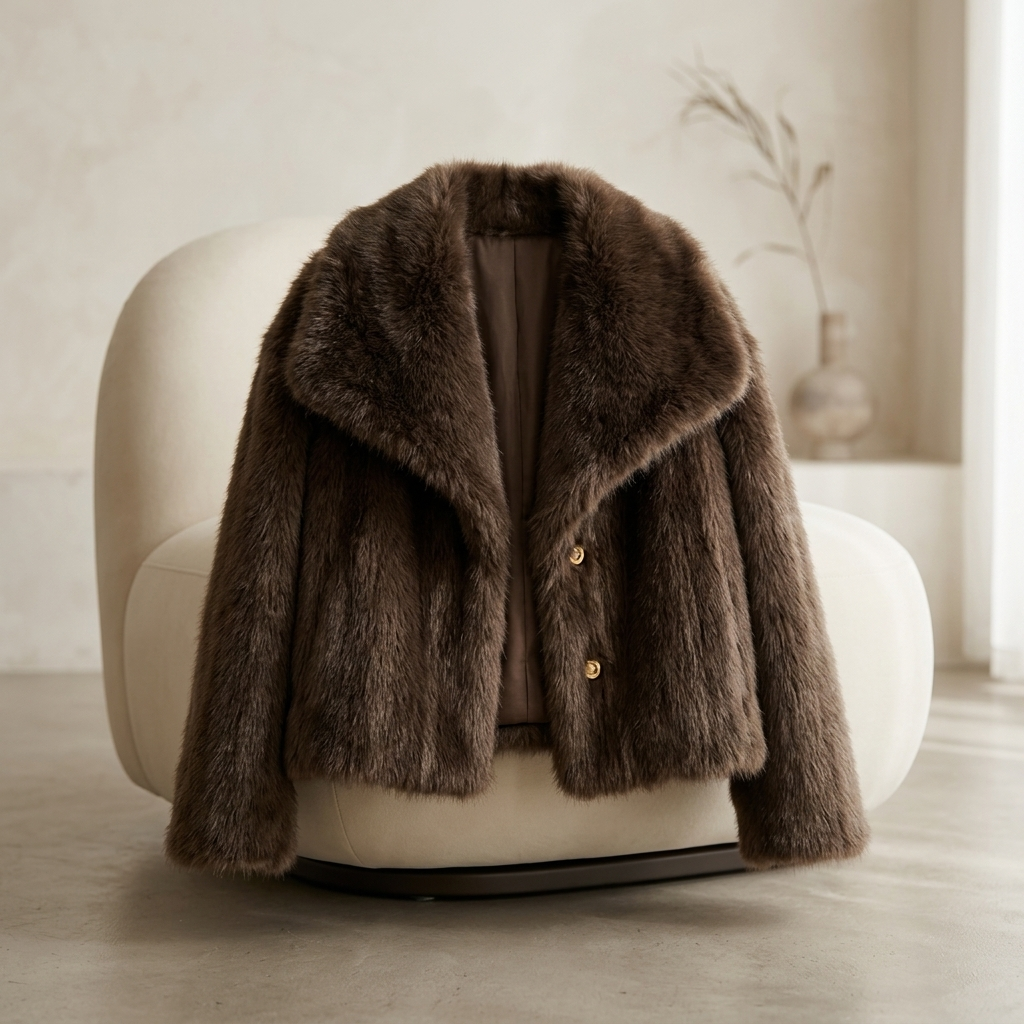 Faux Fur Jas – Model 41186