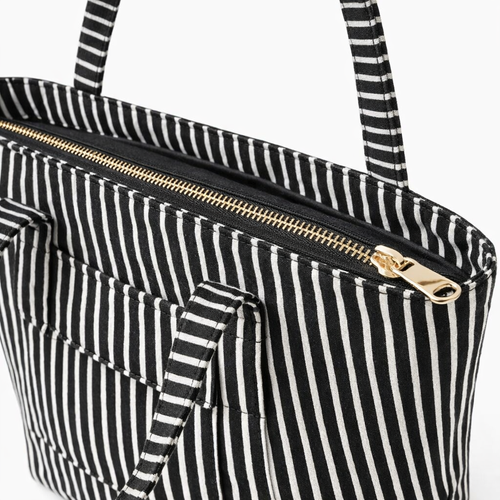 HS Tas - Big Shopper Badstof - praktisch voor dagelijks gebruik - 4 kleuren - DETAIL