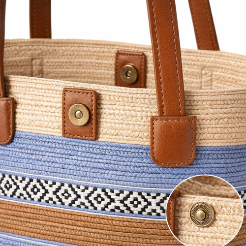 HS Strandsetje - Hoed + Tas - praktisch voor dagelijks gebruik - 5 kleuren - DETAIL