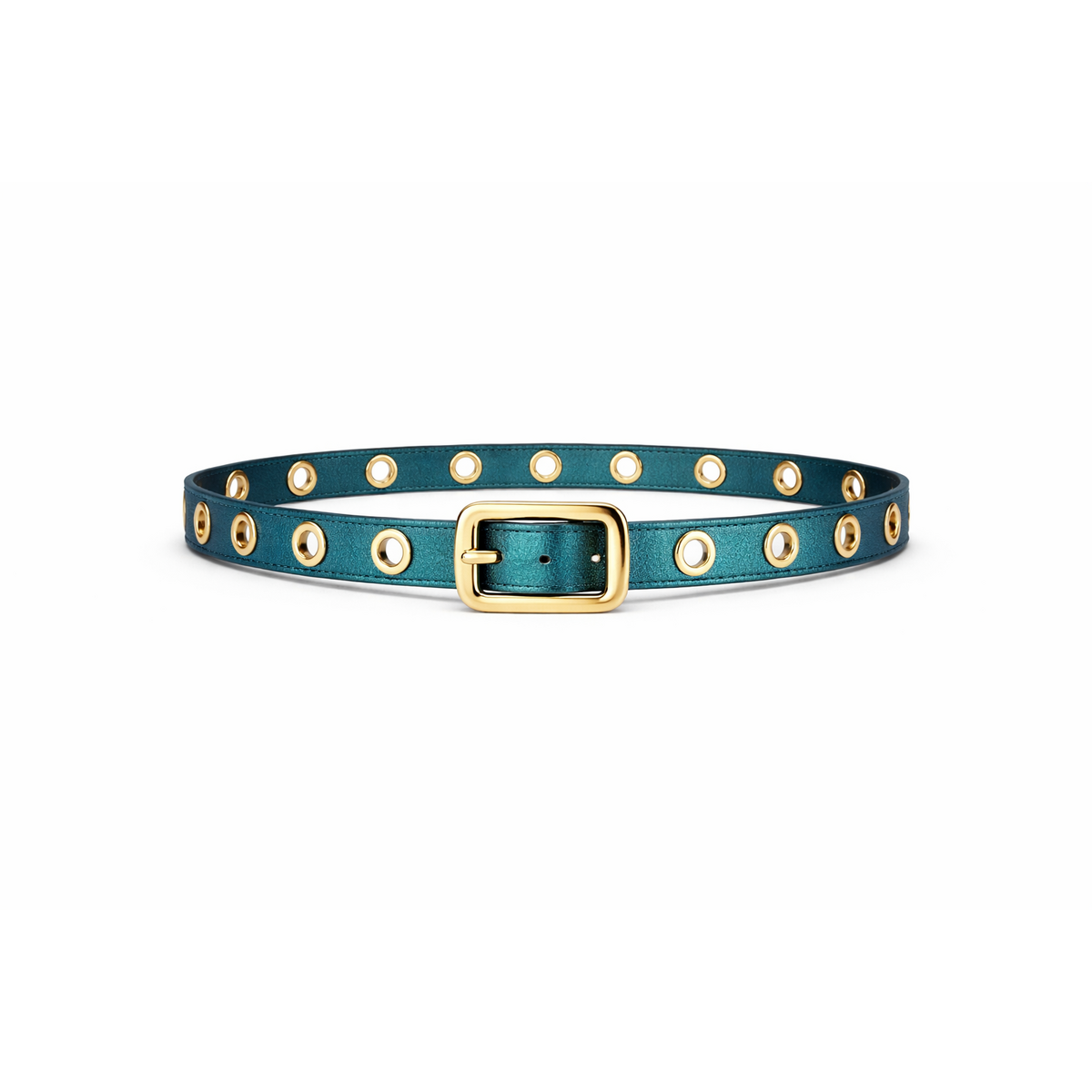 HS Riem - In 10+ Kleuren - One Size (Lange Riem) - Echt Leder - Petrol