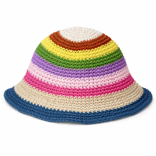 HS Hoeden- In 4 Kleuren - Rainbow - C