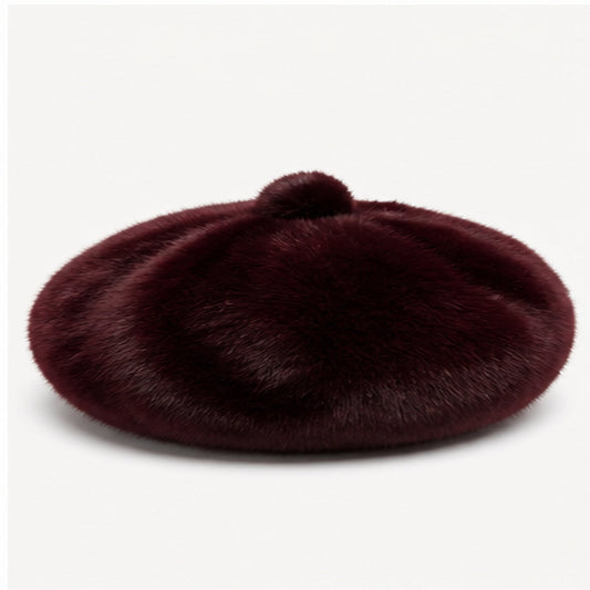 Faux Fur Baret - One Size