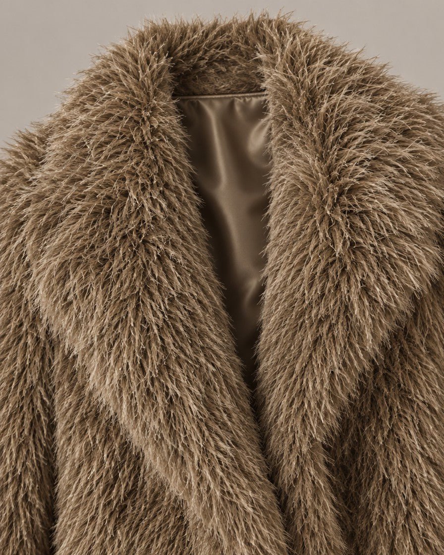 Faux Fur Shaggy Jas