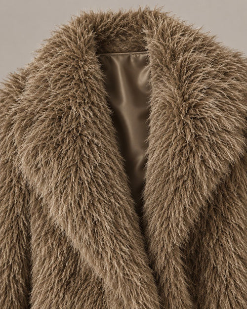 Faux Fur Shaggy Jas