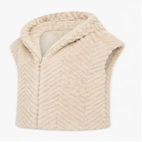 Faux Fur Bodywarmer – Model 40922