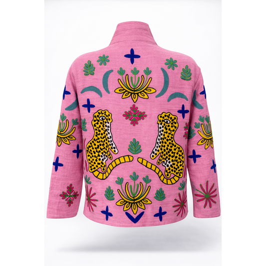 HS Cotton Jacket - Met Knopen - Tijger Design - comfortabele pasvorm - 5 kleuren