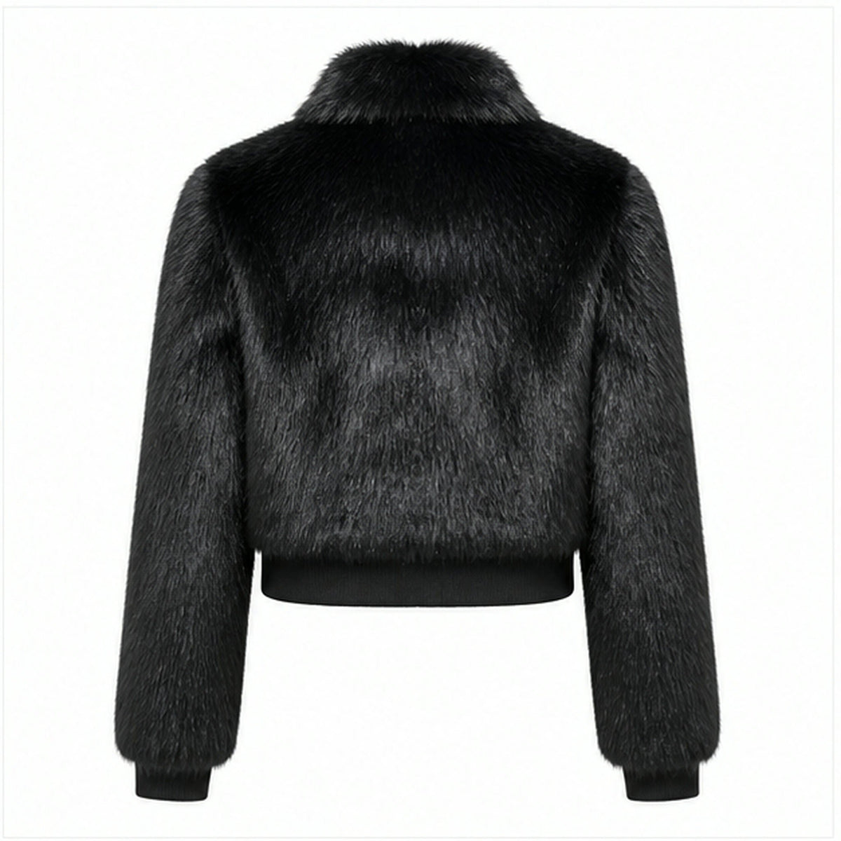 Faux Fur Bomberjas met Elastische Band - One Size