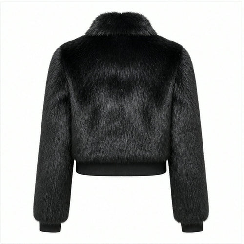 Faux Fur Bomberjas met Elastische Band - One Size