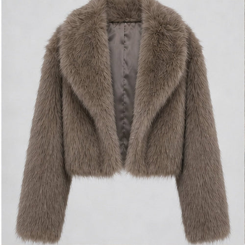 Korte Faux Fur Jas