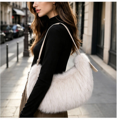 Faux Fur Schoudertas