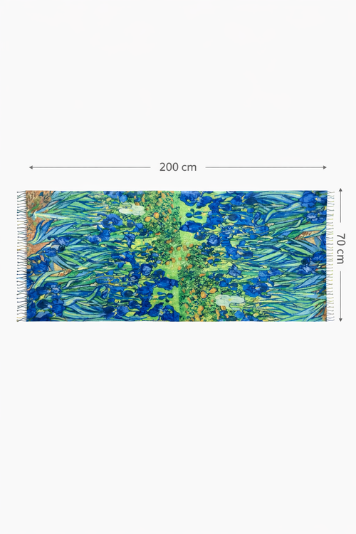 Sjaal met Schilderijprint – 202 x 72 cm
