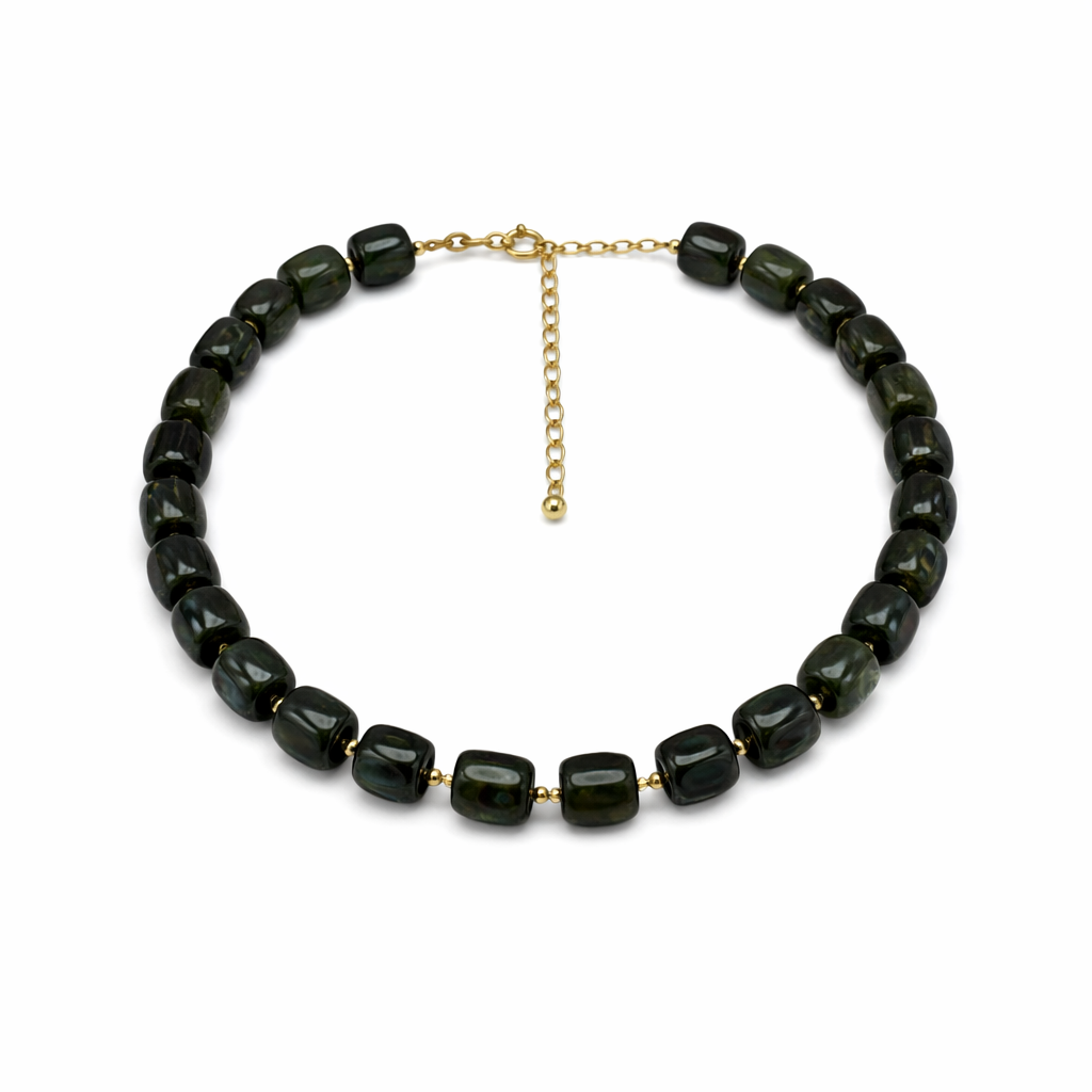 HS Ketting - Met Gouden Touch - statement detail - 14 kleuren - BACK