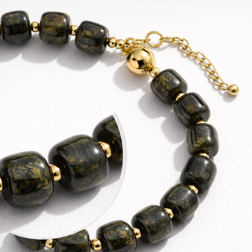 HS Ketting - Met Gouden Touch - statement detail - 14 kleuren - DETAIL