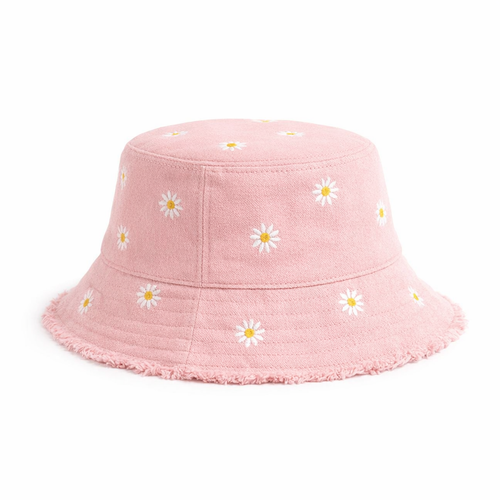 HS Buckethat - Margrietjes - zomerse accessoire - 5 kleuren - SIDE