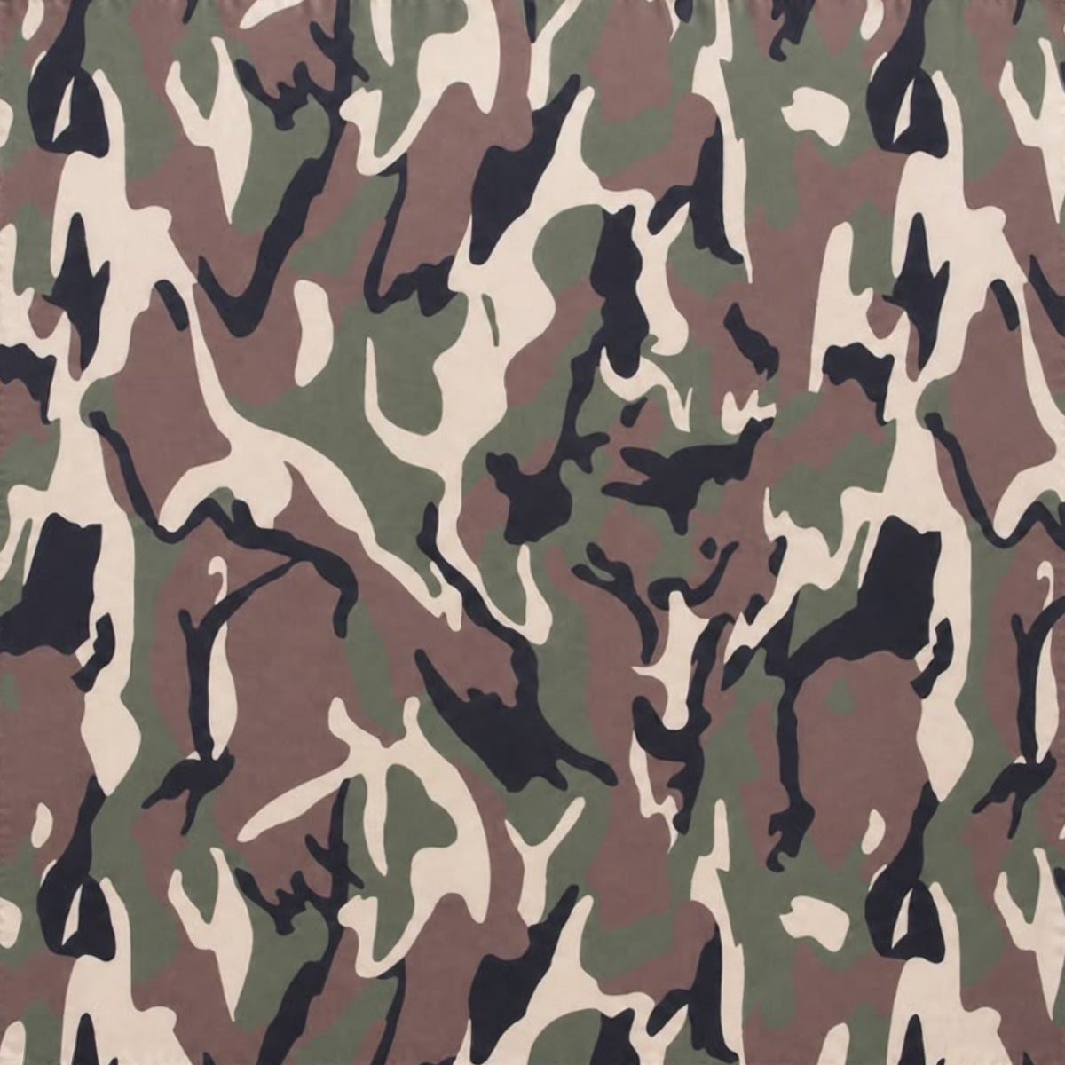 Vierkante Camouflage Sjaal - 70x70 cm