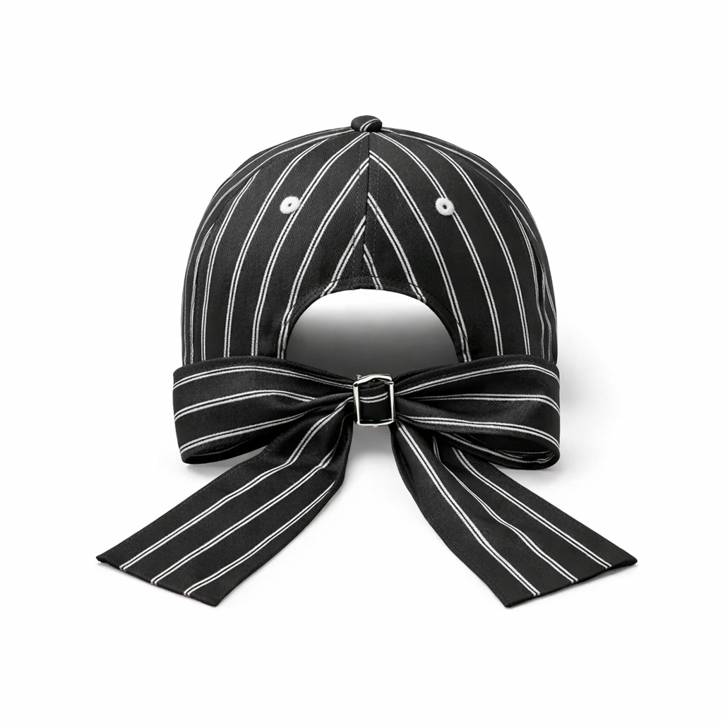 HS Petje - Met lint - zomerse accessoire - 4 kleuren - BACK