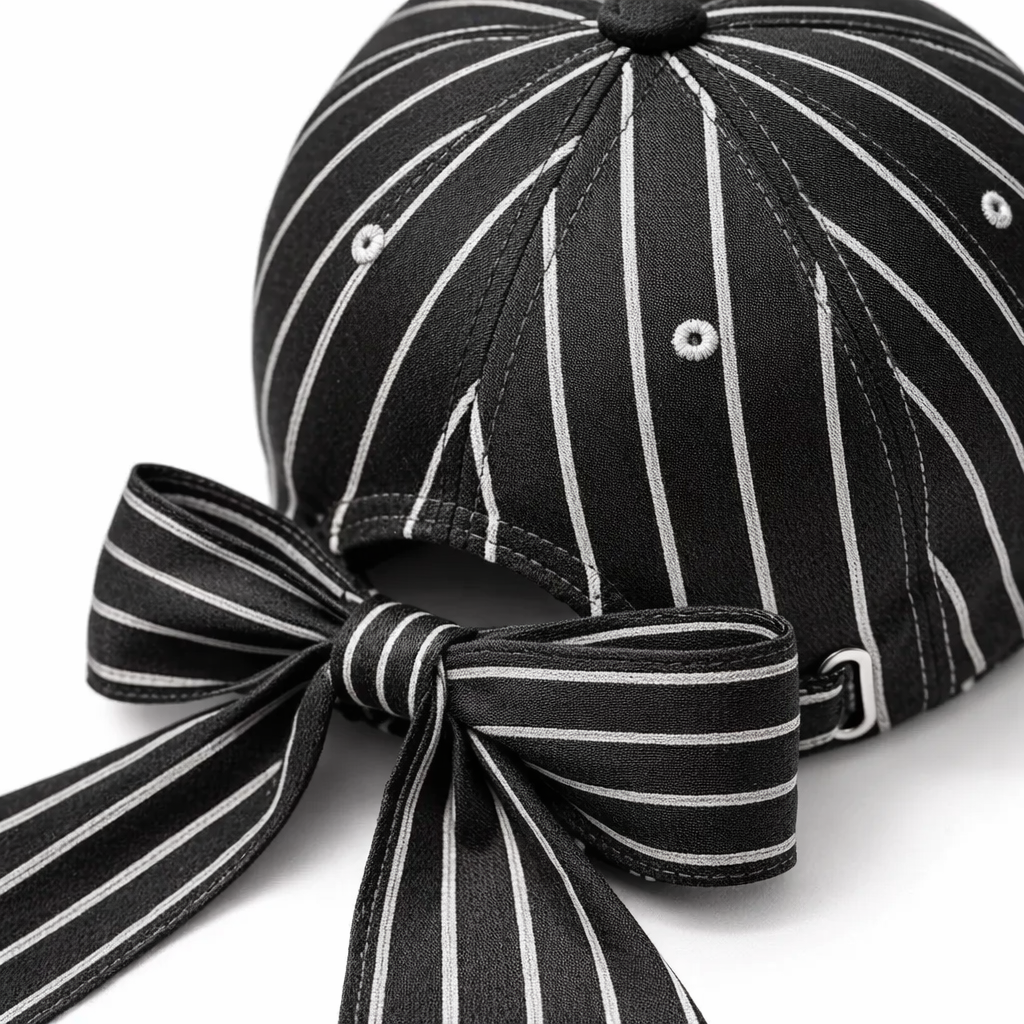HS Petje - Met lint - zomerse accessoire - 4 kleuren - DETAIL