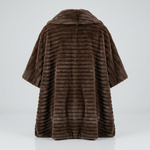 Faux Fur Poncho – Model 41091