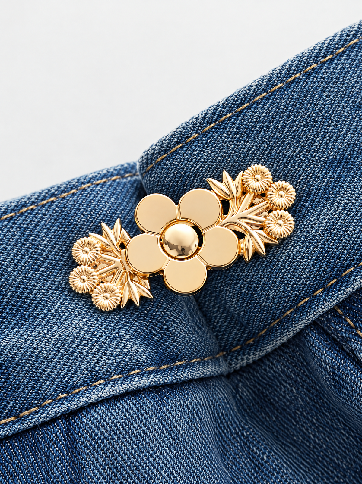 Broekclip Bloem met Takjes