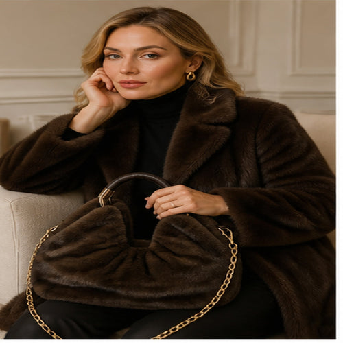 Faux Fur Handtas – Model 20112