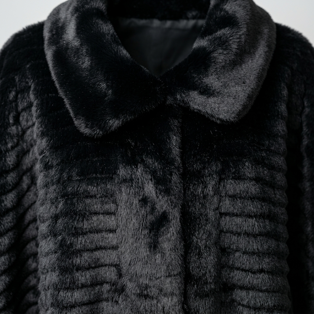 Faux Fur Poncho – Model 41091