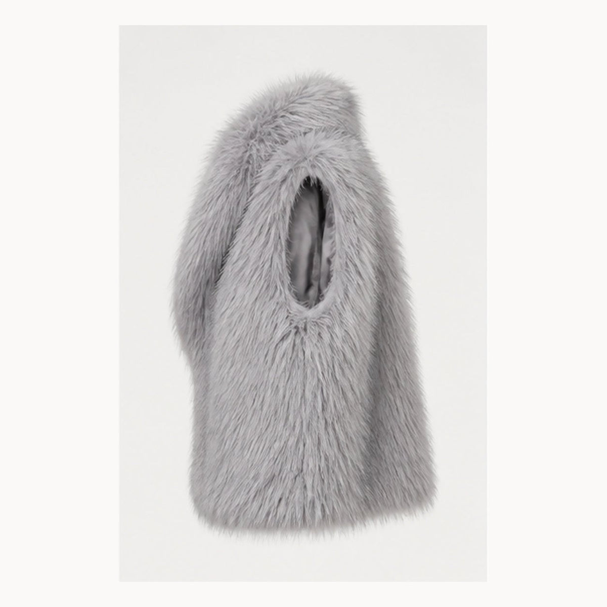 Shaggy Faux Fur Bodywarmer - One Size