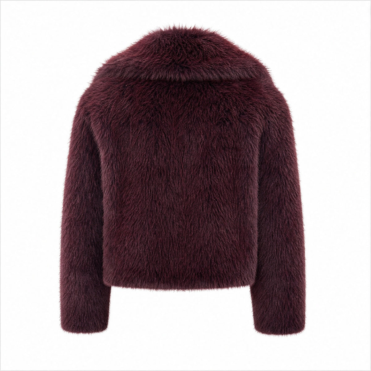 Korte Faux Fur Jas - Lange Mouwen - One Size