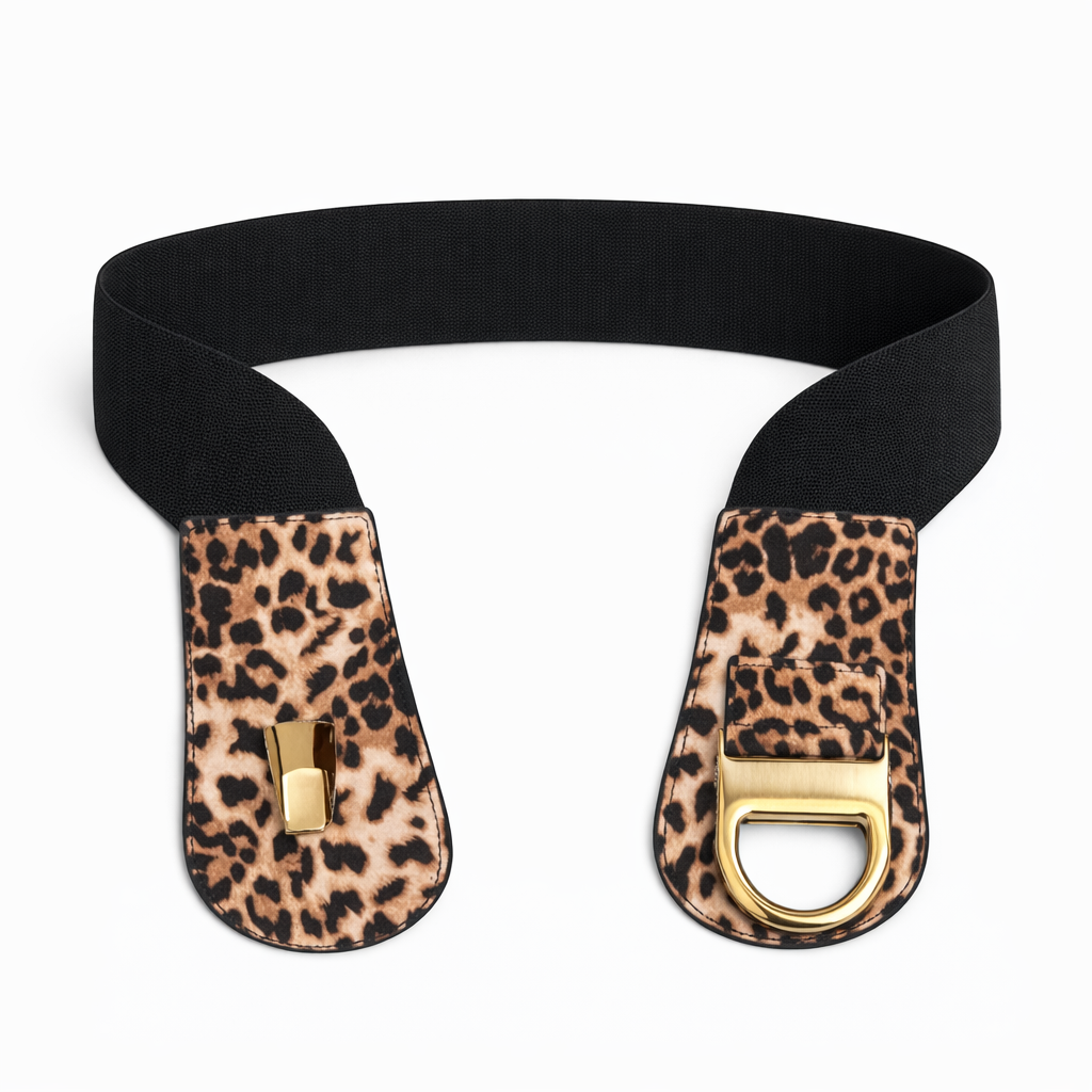 HS Riem - in 6+ Kleuren - Klipsluiting - Panter
