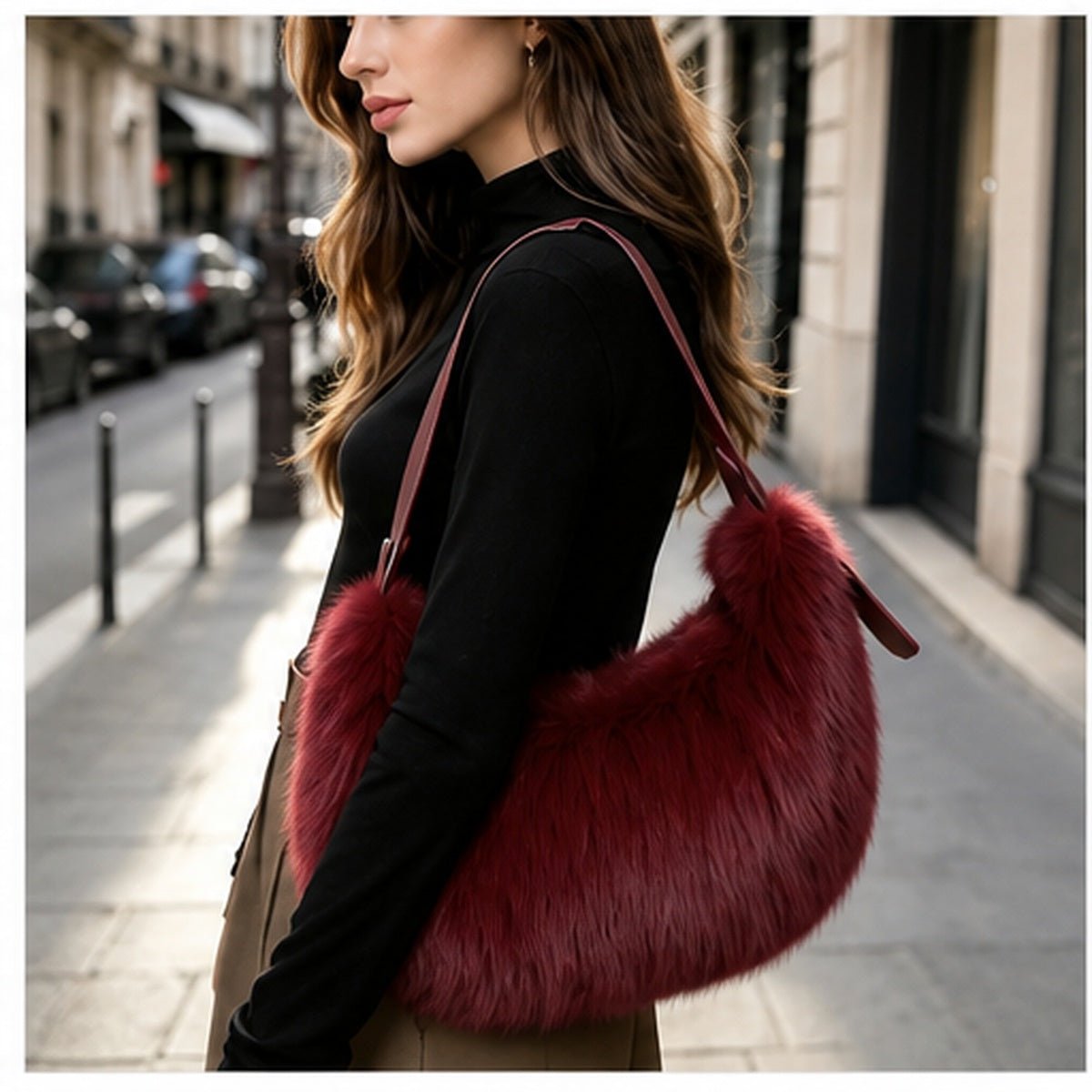 Faux Fur Schoudertas