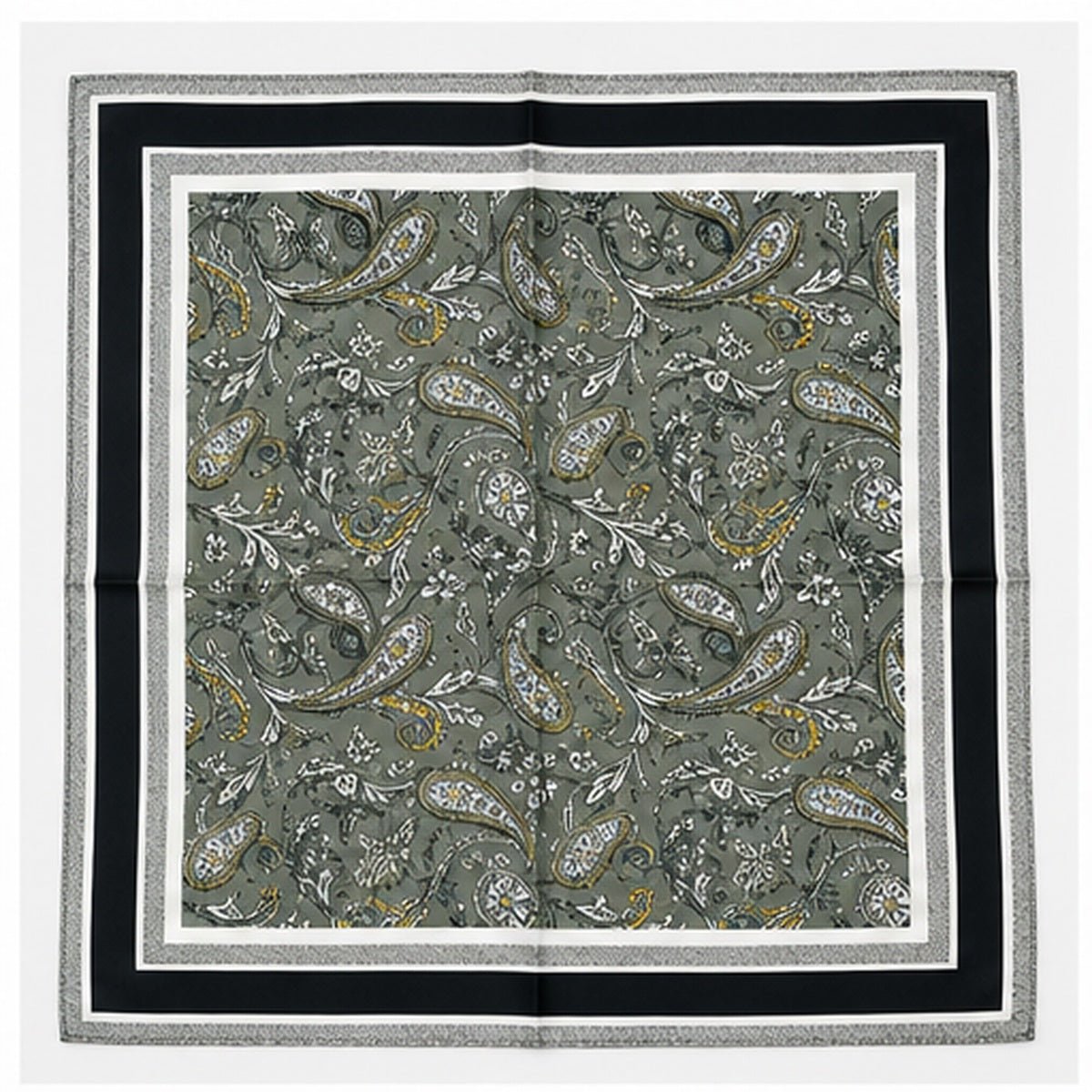 Vierkante Sjaal 70x70 – Ornamentprint