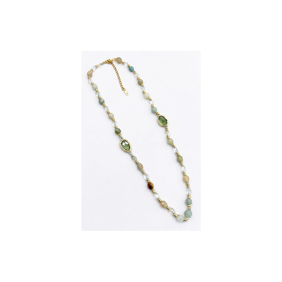 Lange Ketting met Stenen
