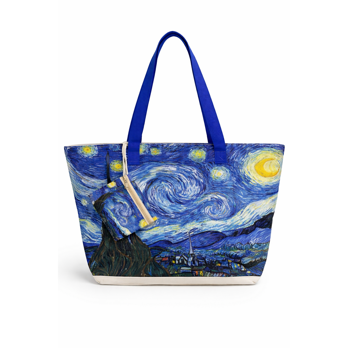 HS Tas - In 5+ varianten - Schilderij Design incl. mini-tas - Starry Night