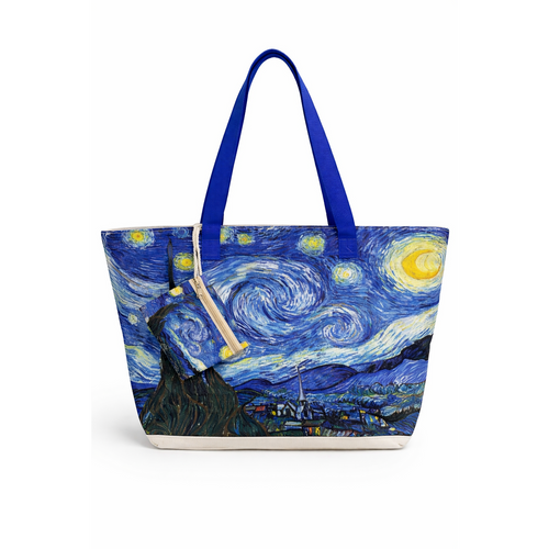 HS Tas - In 5+ varianten - Schilderij Design incl. mini-tas - Starry Night