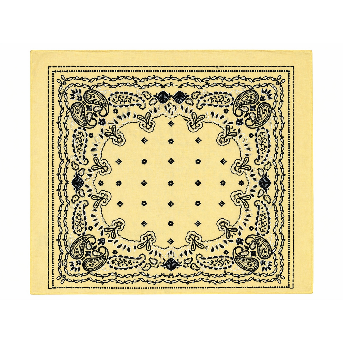 HS Sjaal - 70x70 NIEUW - In 8+ Kleuren - Cotton Look - Geel