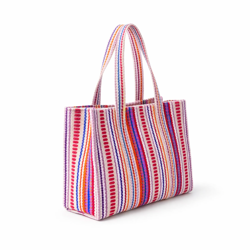 HS Shopper - 100% Katoen - praktisch voor dagelijks gebruik - 6 kleuren - SIDE