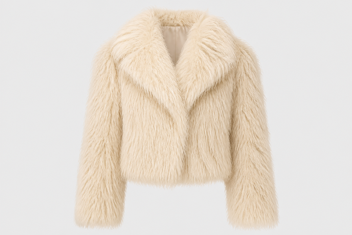 Shaggy Harige Jas - S/M en M/L