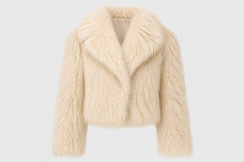 Shaggy Harige Jas - S/M en M/L