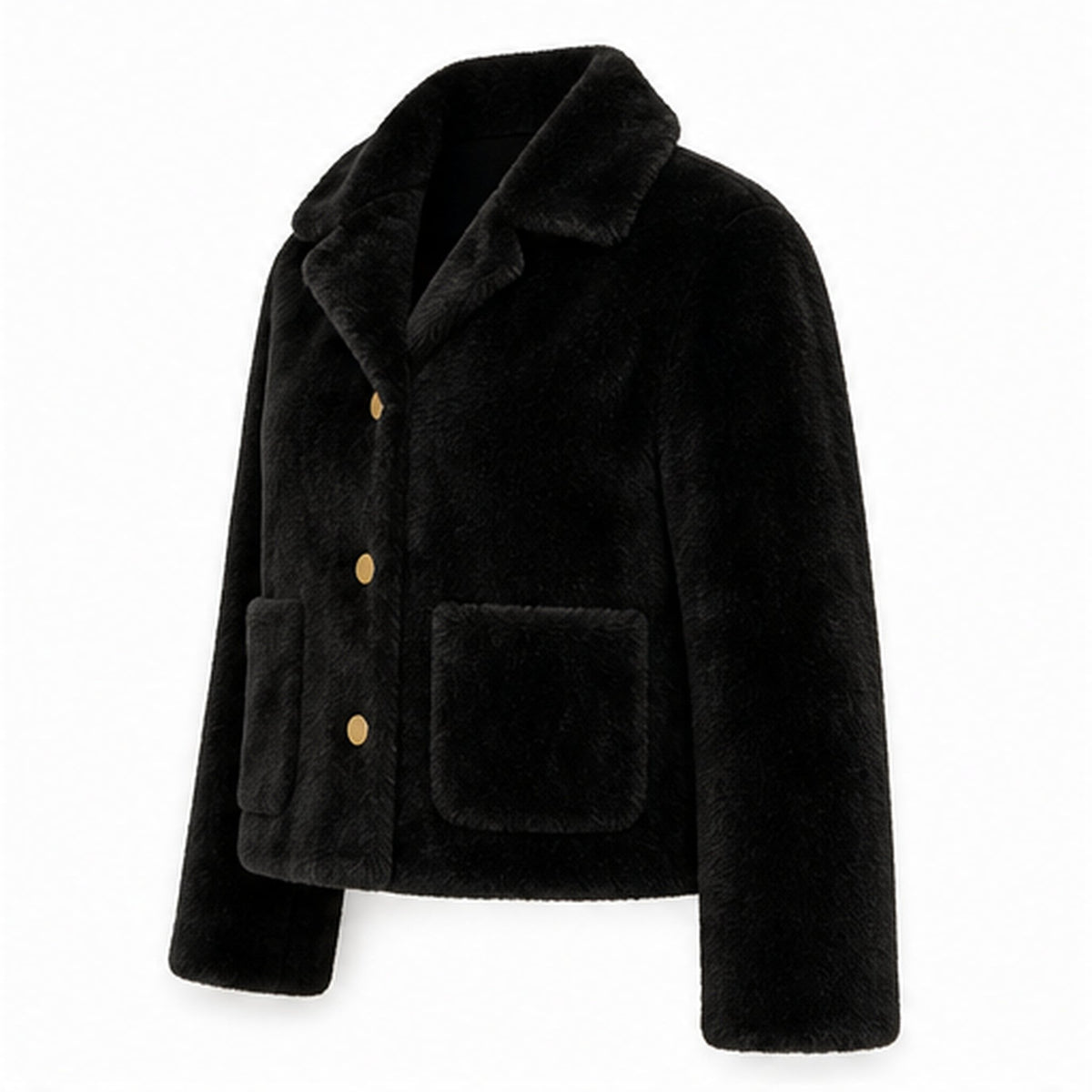 Reversible Faux Fur Jas - S/M & M/L