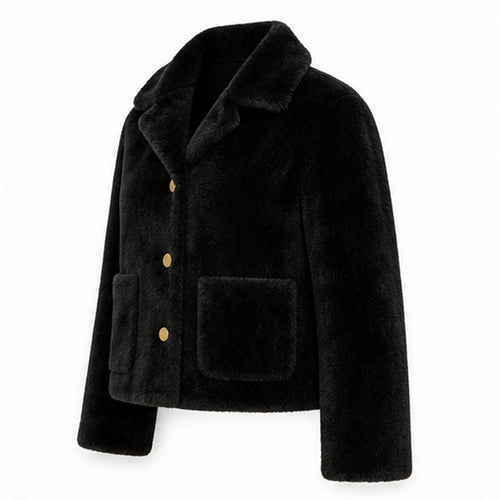 Reversible Faux Fur Jas - S/M & M/L