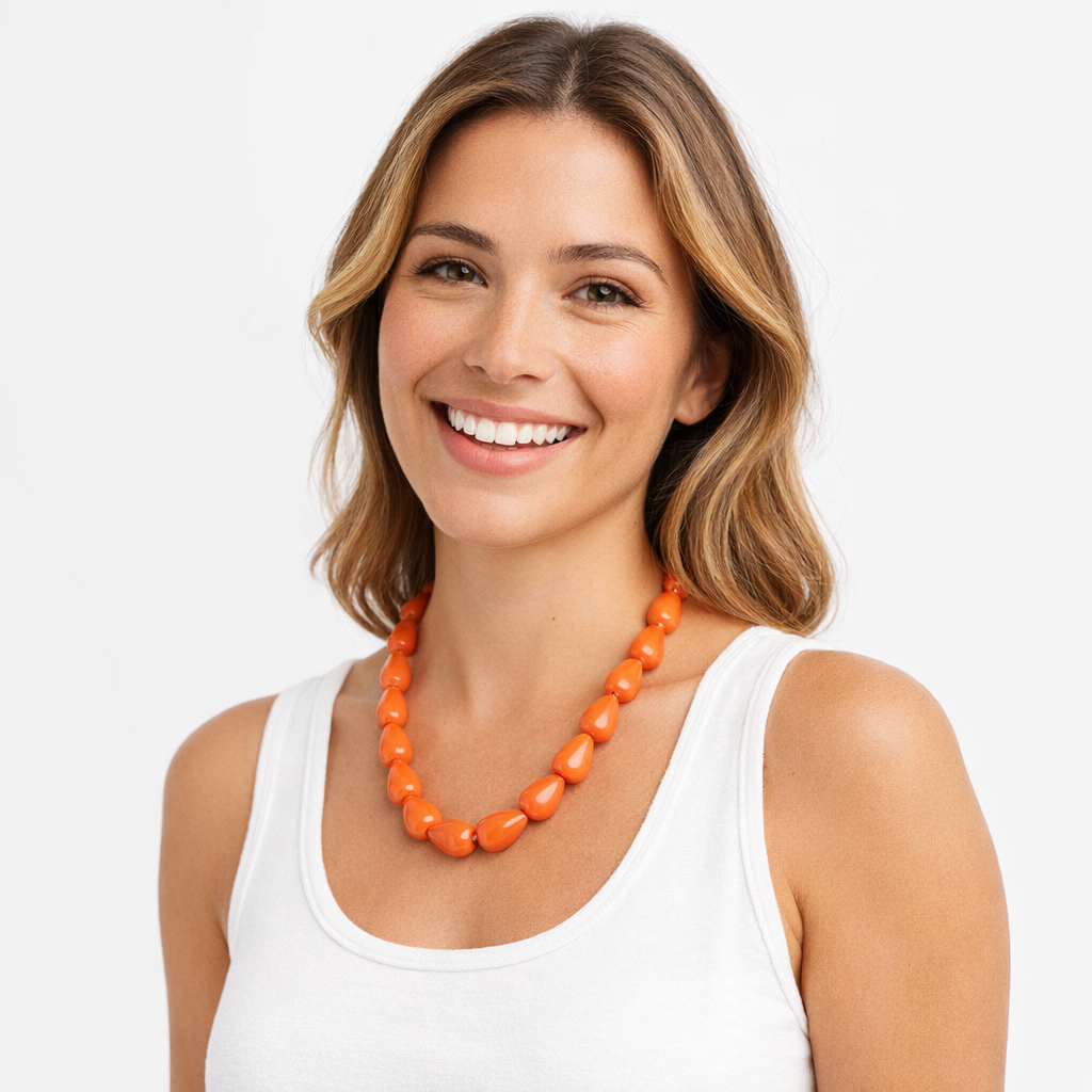 HS Ketting - Zomer collectie - statement detail - 5 kleuren - MODEL_FRONT